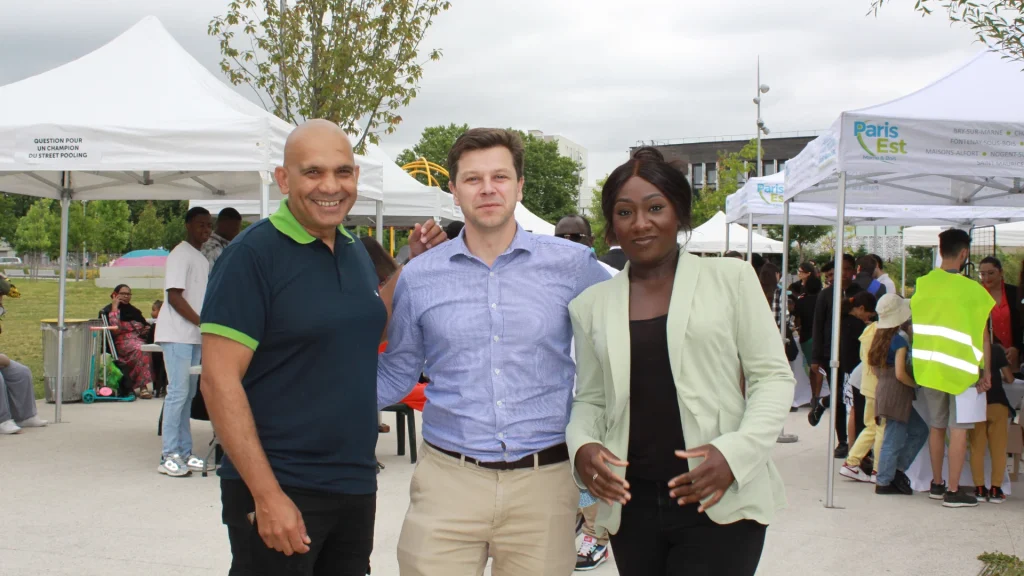 Antoine D'Ornellas avec des membres de DPF