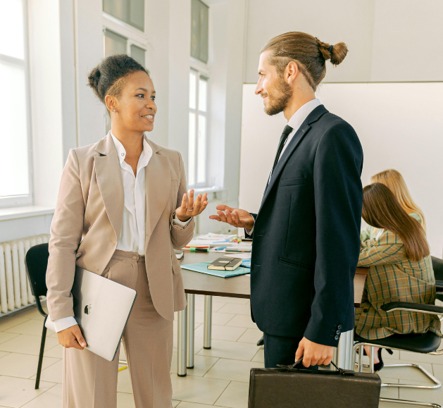 Professionnels qui travaillent