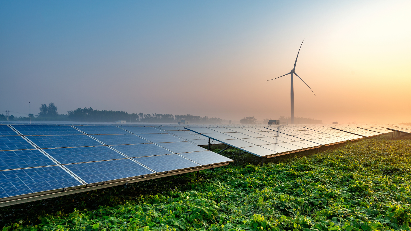 Parc solaire et éolien